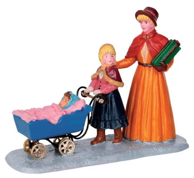 lemax-out-with-dolly-weihnachts-miniaturfigur-spaziergang image 1