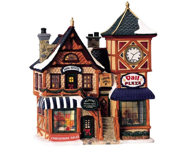 lemax-vail-plaza-miniatur-geb-ude-aus-harz-f-r-das-weihnachtsdorf image 1