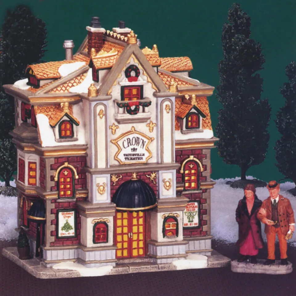 lemax-crown-vaudeville-theater-miniatur-theatergeb-ude image 1