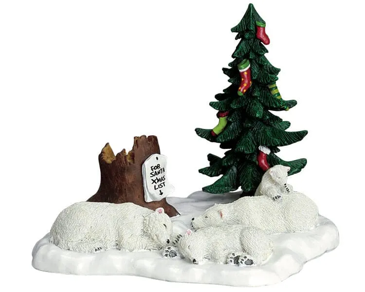 lemax-polar-bear-wishlist-figur image 1