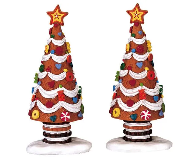 lemax-sugar-cone-christmas-tree-medium-weihnachtsbaum-aus-zuckerwatte-optik image 1