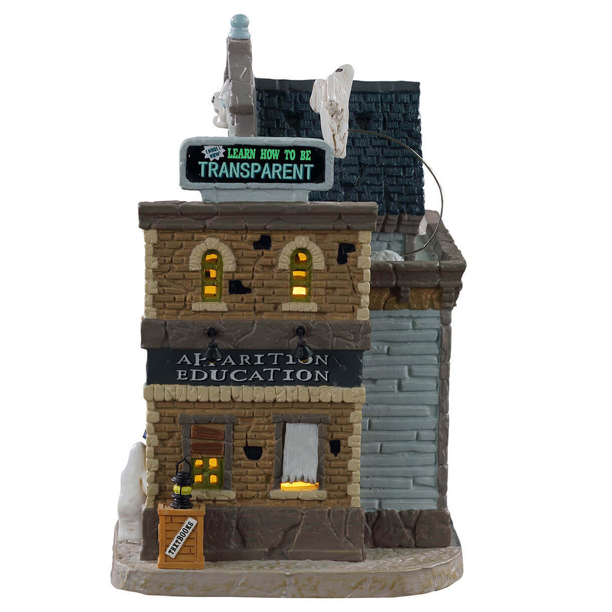 lemax-apparition-academy-miniatur-geisterschule-spooky-town-sammlerhaus image 3