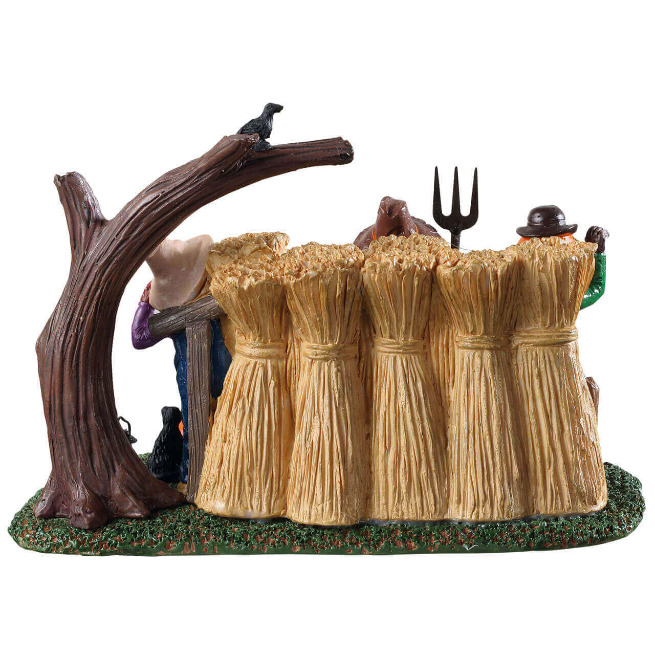 lemax-sinister-scarecrows-spooky-town-vogelscheuchen-mit-k-rbiskopf image 4