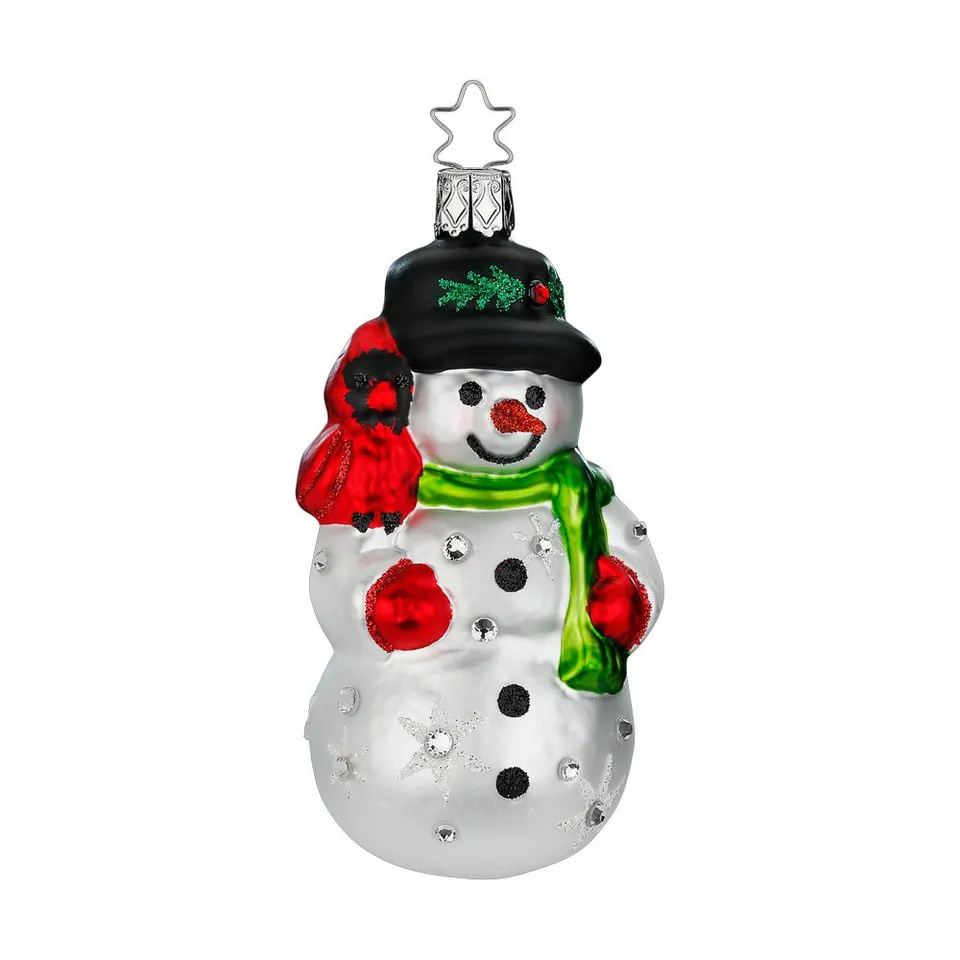 inge-glas-schillernder-schneemann-glasfigur-11-cm-wei image 1