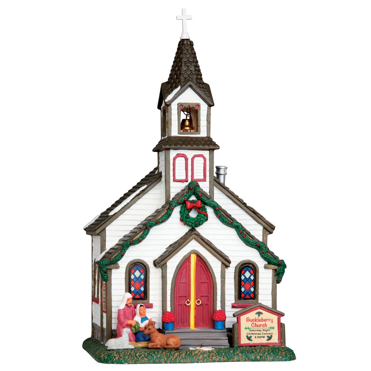lemax-buckleberry-church-beleuchtete-kirche image 1