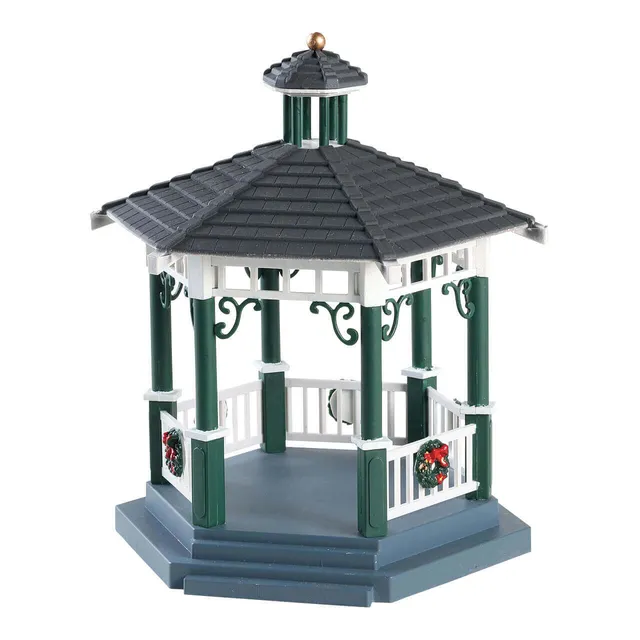 lemax-victorian-park-gazebo-weihnachts-pavillon-caddington image 1