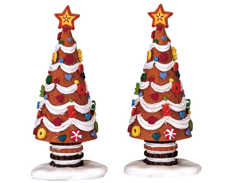 lemax-sugar-cone-christmas-tree-medium-weihnachtsbaum-aus-zuckerwatte-optik image 1