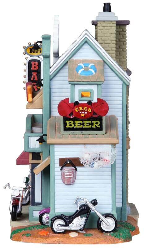 lemax-bob-s-seaside-biker-bar-miniaturgeb-ude-f-r-weihnachtsdorf image 3
