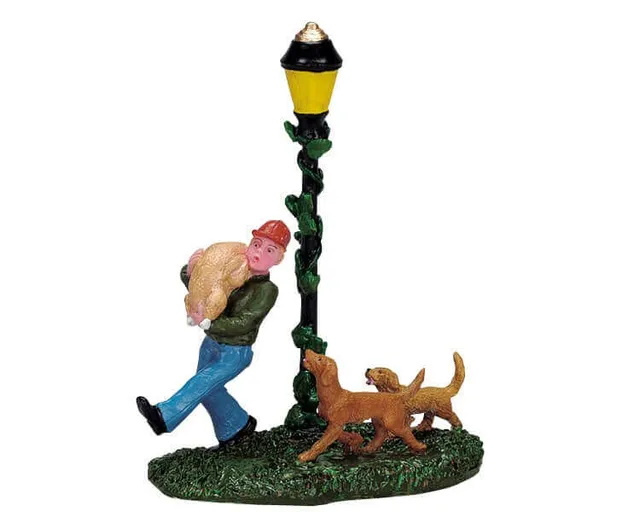 lemax-the-biggest-turkey-herbst-miniatur-erntedank-truthahn-szene image 1