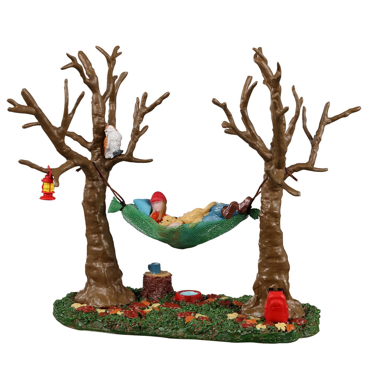 lemax-camping-hammock-buddy-miniaturszene image 1