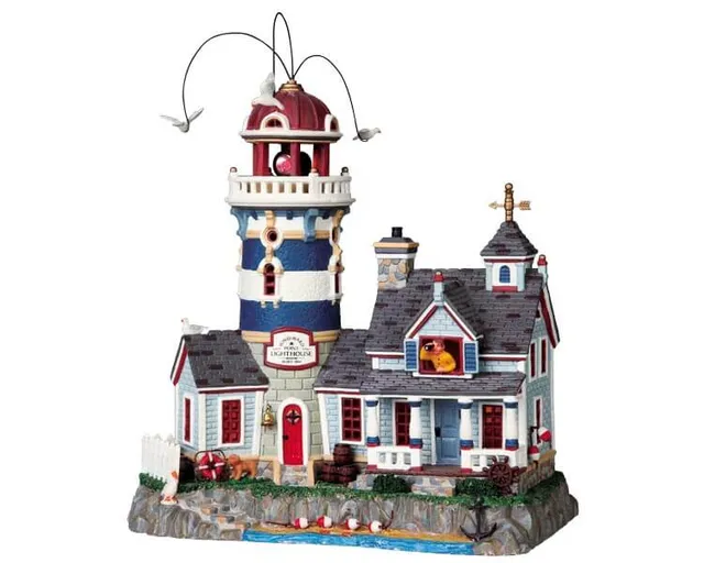 lemax-windward-point-lighthouse-mini-leuchtturm image 1