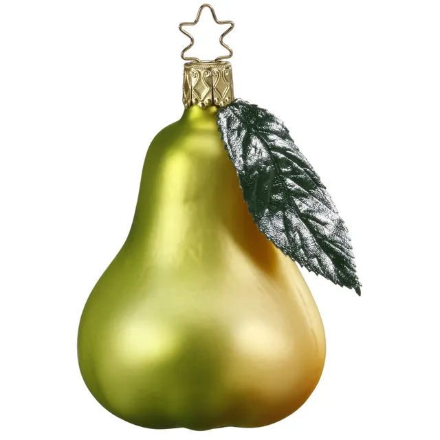 inge-glas-frische-birne-christbaumanh-nger-8-5-cm-gr-n image 1