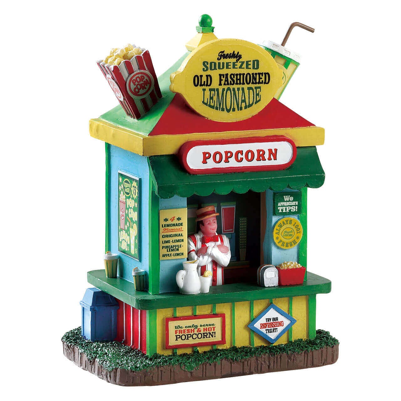 lemax-lemonade-popcorn-stand-miniaturstand image 1