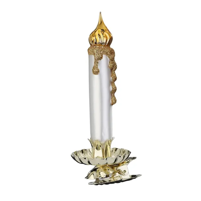inge-glas-kerzenschein-christbaumkugel-11-cm-gold image 1