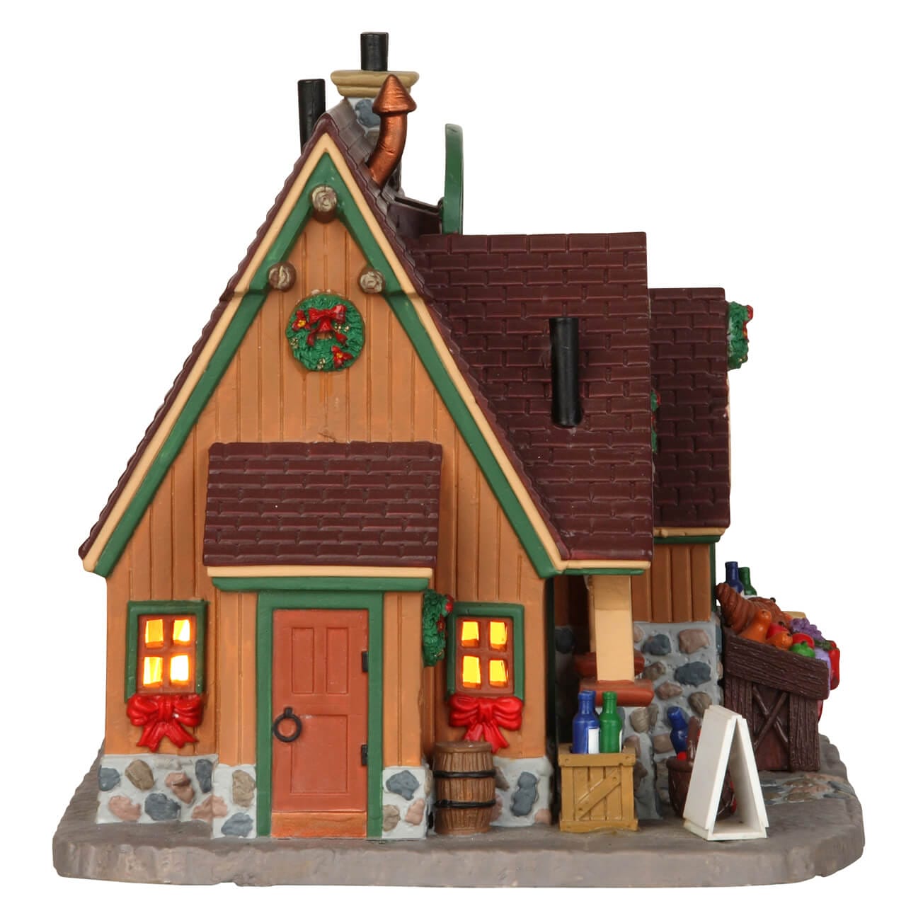 lemax-cornucopia-baskets-bows-miniatur-deko image 3