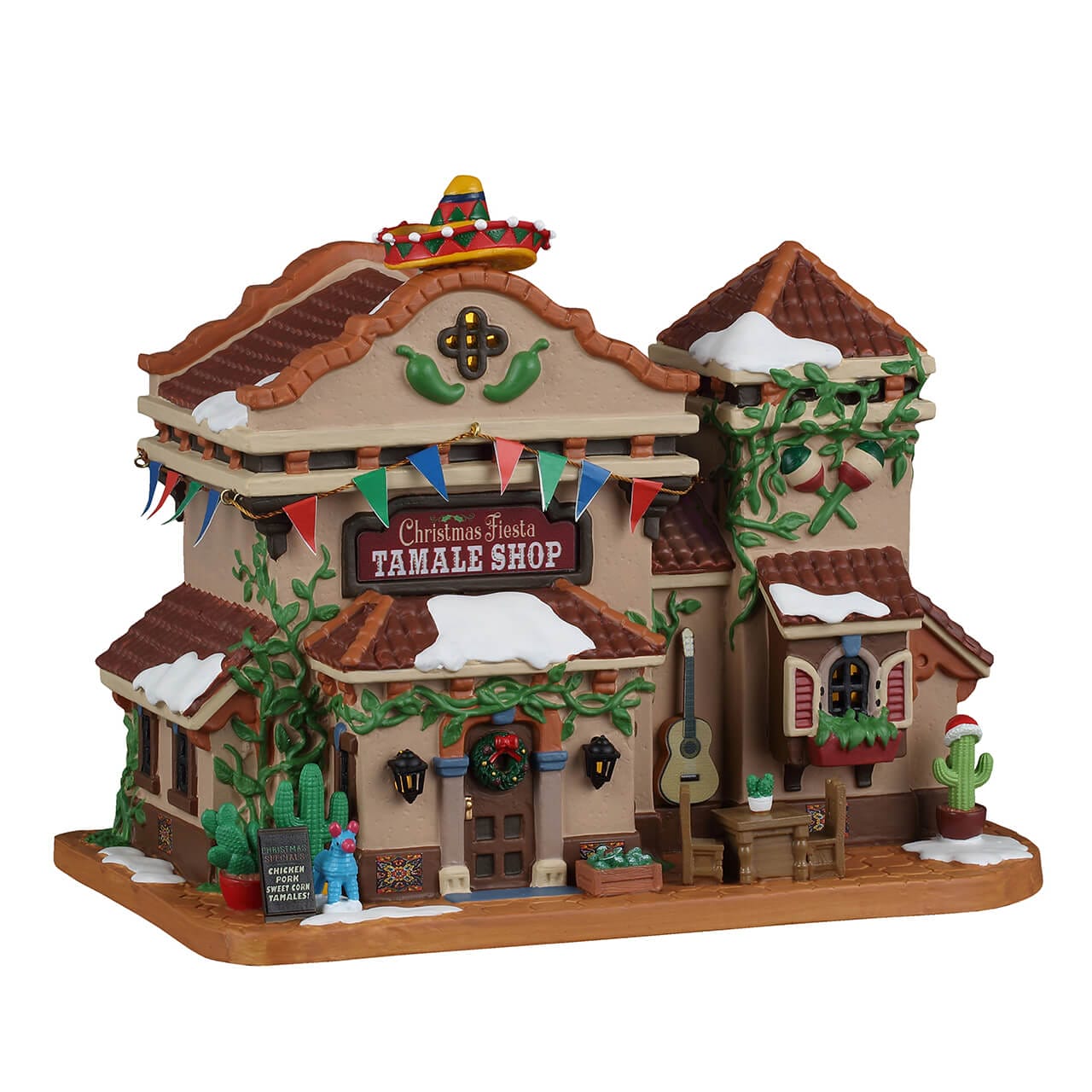 lemax-christmas-fiesta-tamale-shop-beleuchtetes-miniatur-restaurant-caddington image 1