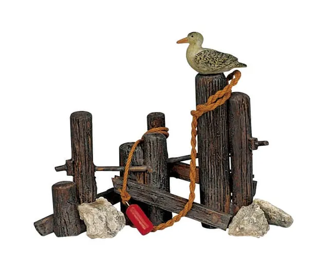 lemax-wooden-mooring-miniatur-steg-zubeh-r-f-r-weihnachtsdorf image 1