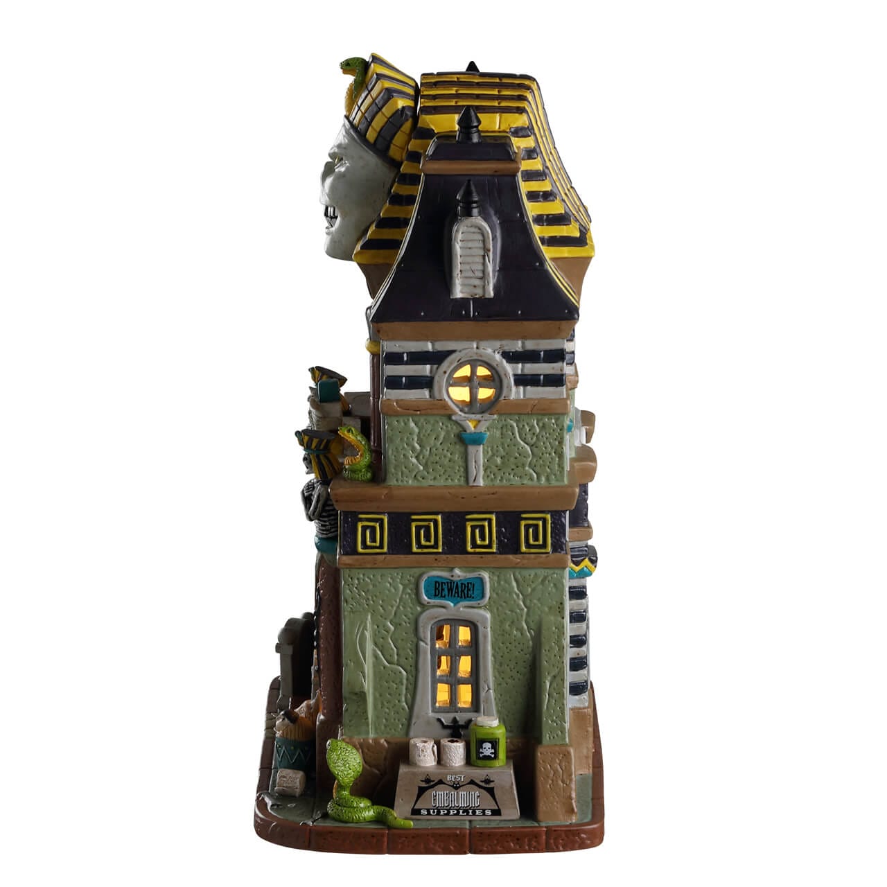lemax-spooky-town-haus-that-s-a-wrap-mummy-mortuary image 3