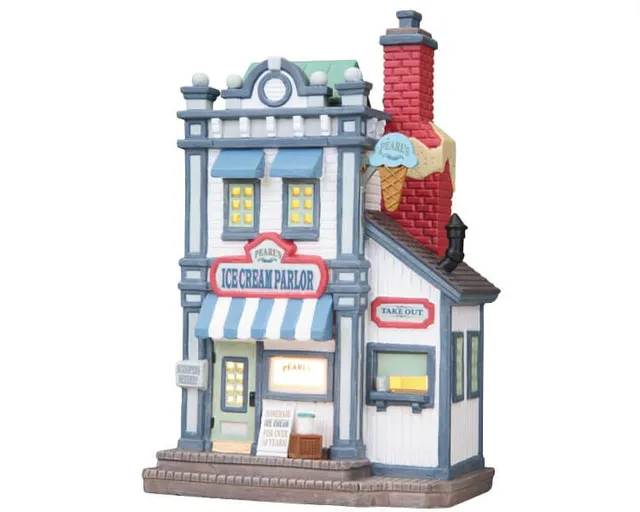 lemax-pearl-s-ice-cream-parlor-miniatur-eisdiele image 1