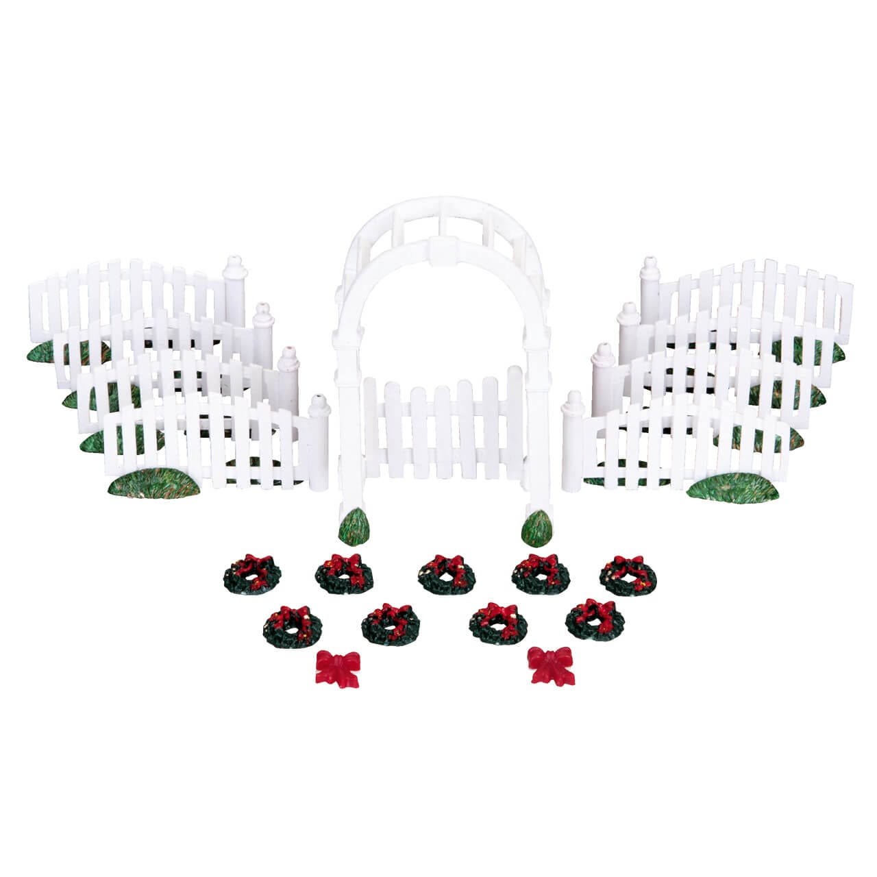lemax-plastic-arbor-picket-fences-mit-deko-20-teiliges-set image 1