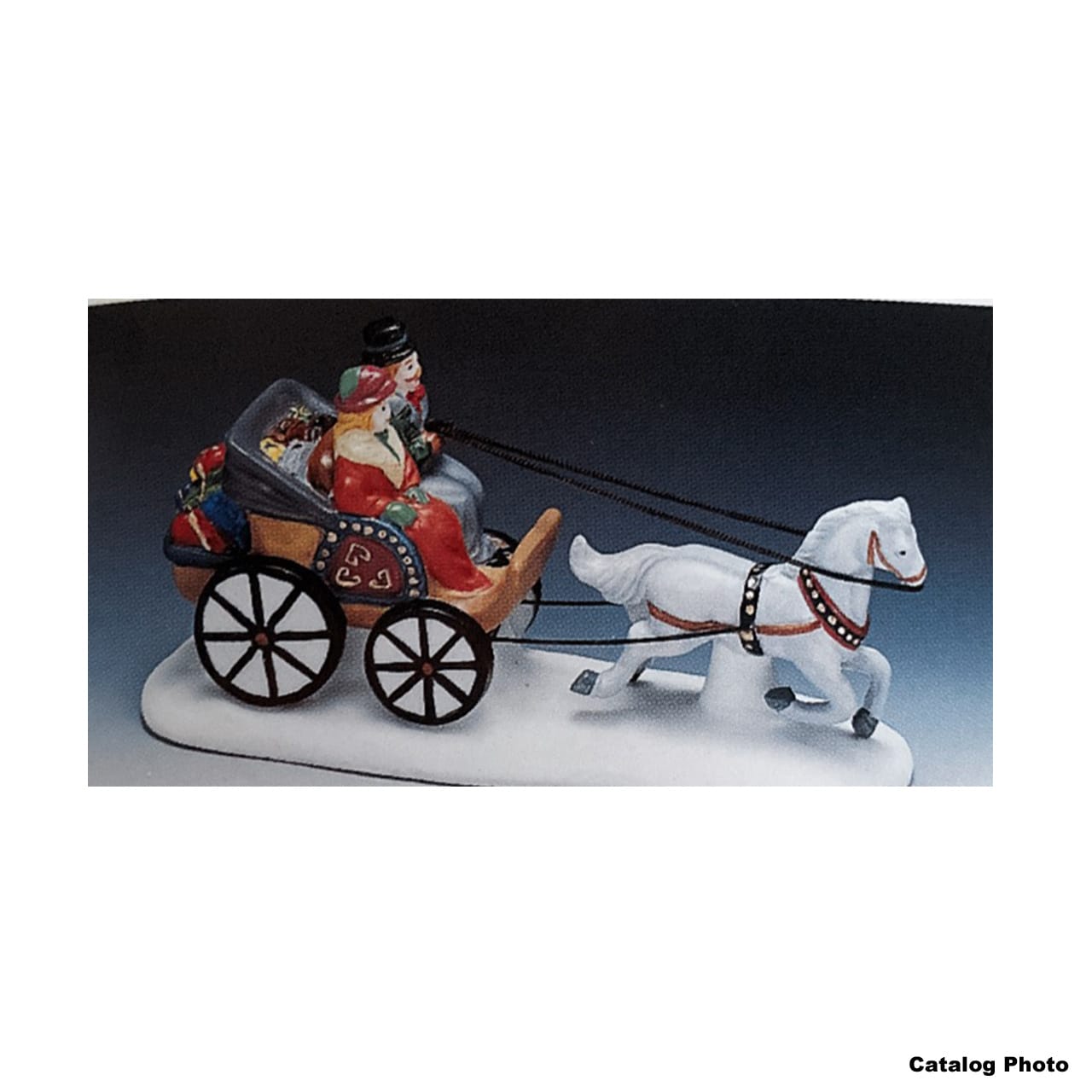 lemax-gift-delivery-by-carriage-kutsche-mit-geschenken image 1