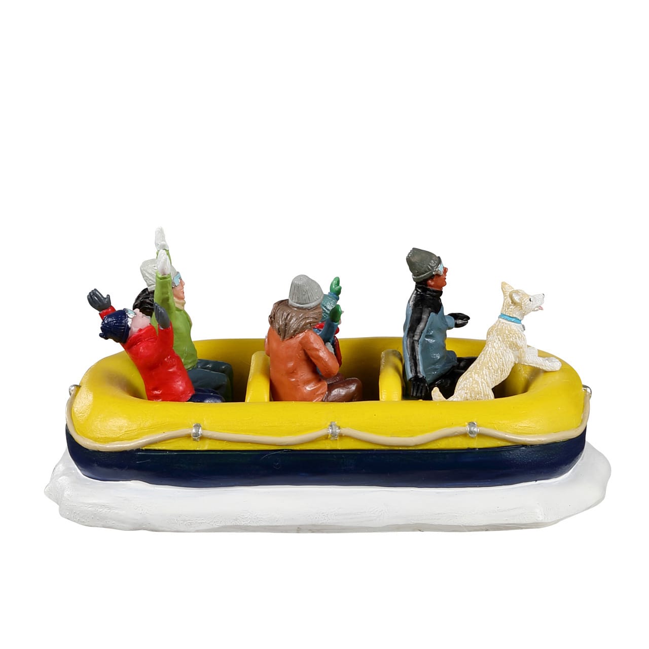 lemax-snow-rafting-vail-village-miniatur-figurengruppe image 4