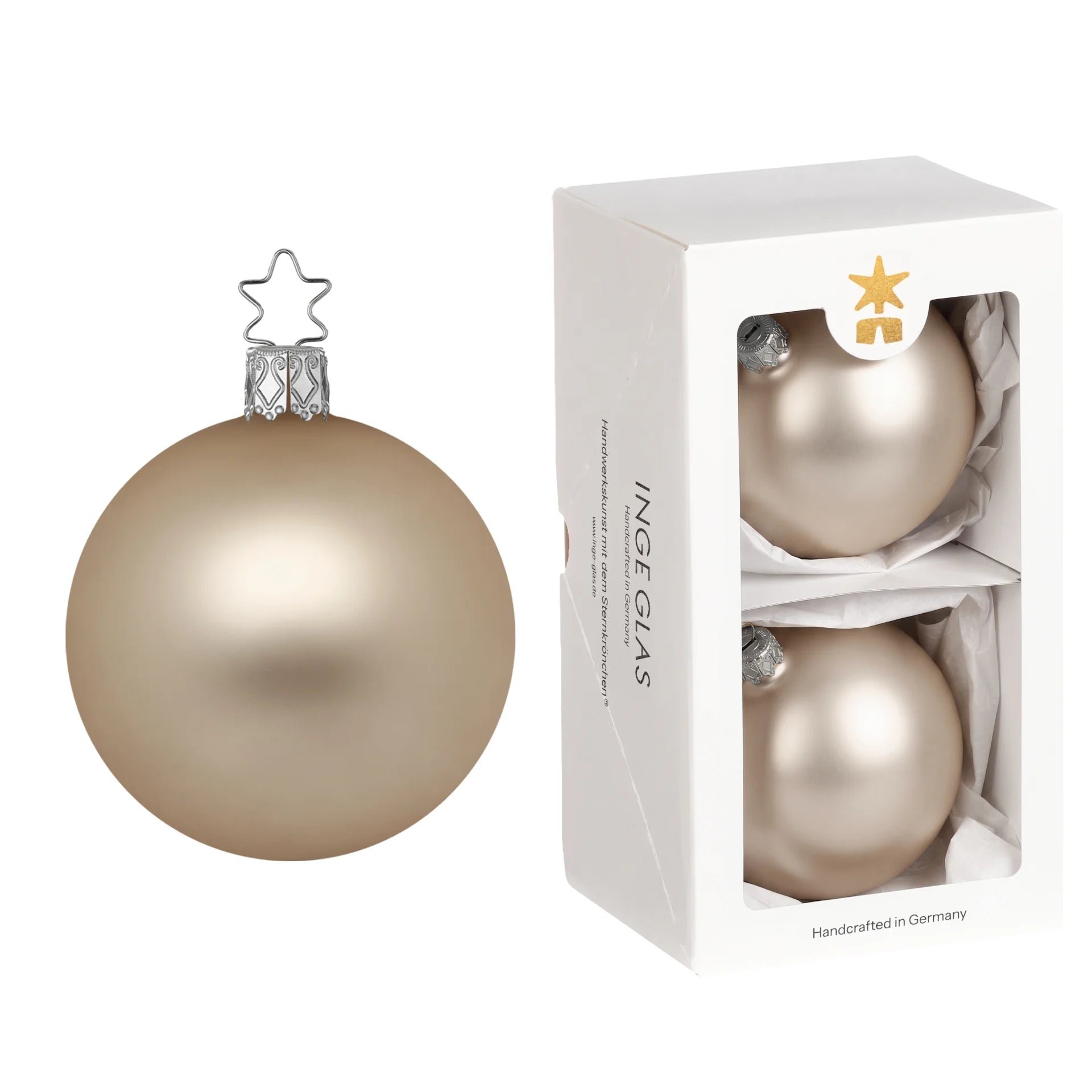 inge-glas-manufaktur-kugeln-christbaumkugel-10-cm-steinbock-matt-beige image 1