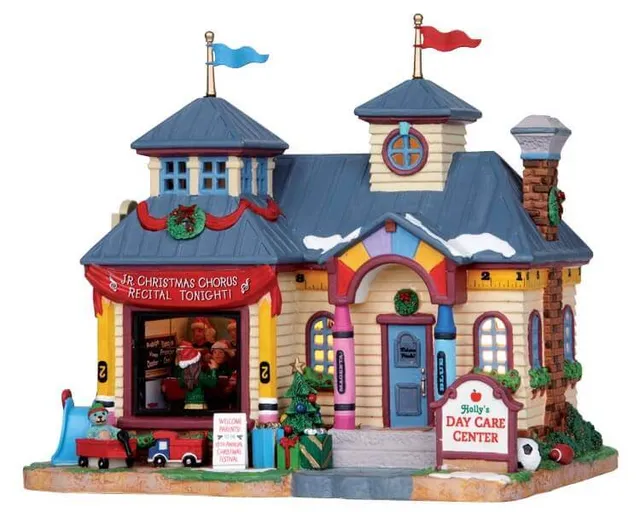 lemax-holly-s-day-care-center-miniatur-haus image 1