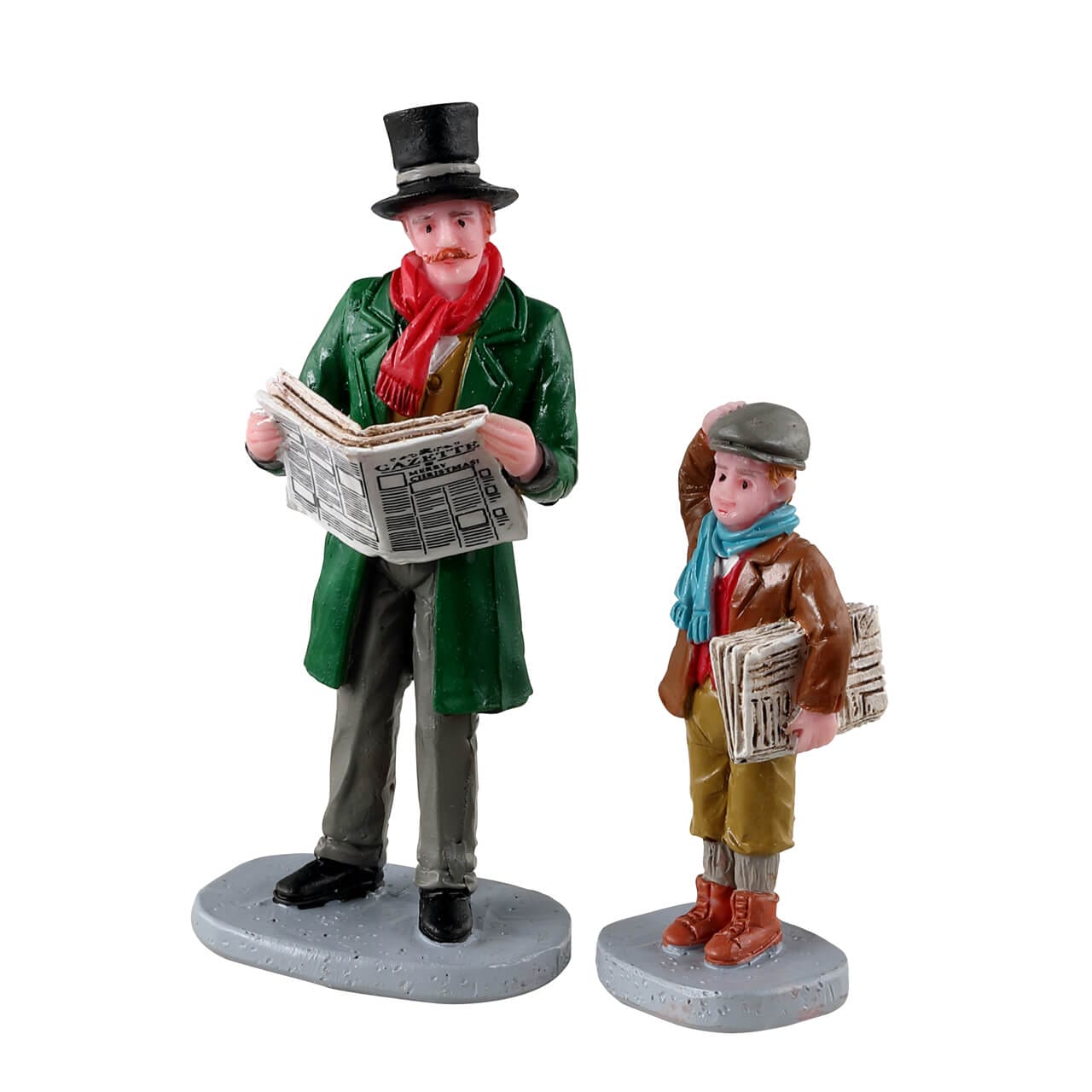 lemax-merry-newsboy-miniaturfigur-caddington image 1