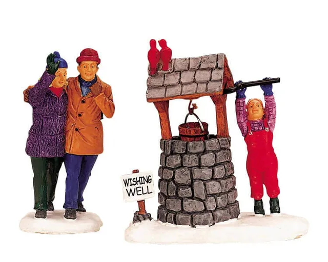 lemax-wishing-well-miniatur-wunschbrunnen image 1