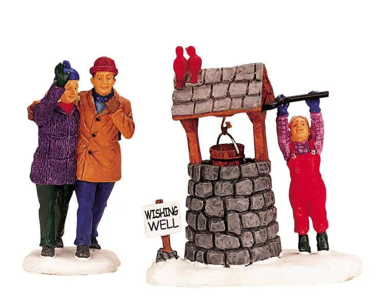 lemax-wishing-well-miniatur-wunschbrunnen image 1