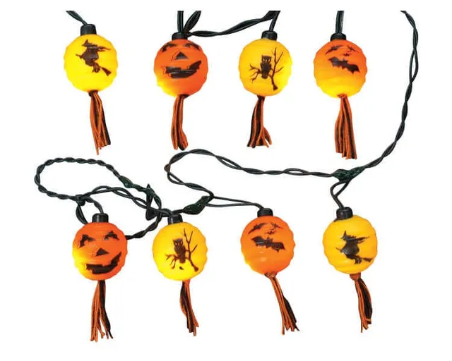 lemax-8-lighted-lantern-string-lichterkette-8-laternen image 1