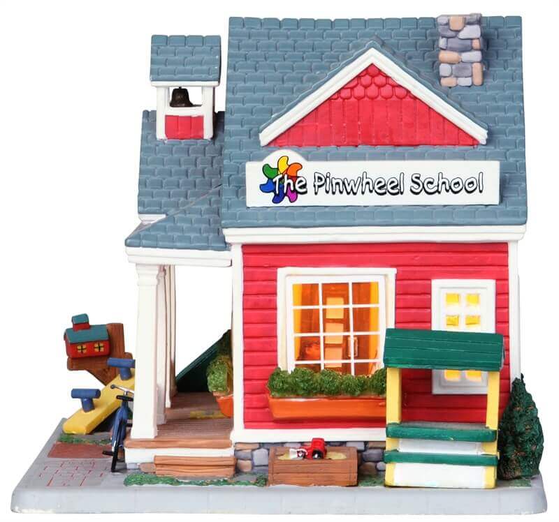 lemax-the-pinwheel-school-beleuchtete-miniatur-schule image 2