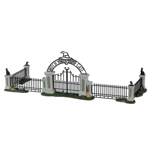 lemax-witch-gate-miniatur-zaun-tor image 1