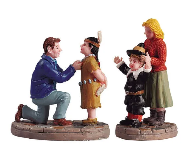 lemax-thanksgiving-players-holidays-seasons-figuren-set image 1