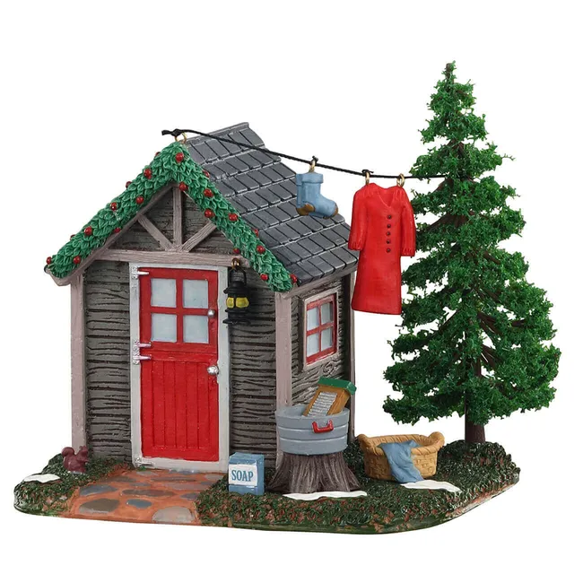 lemax-rustic-washhouse-miniatur-waschhaus-weihnachtsdorf image 1