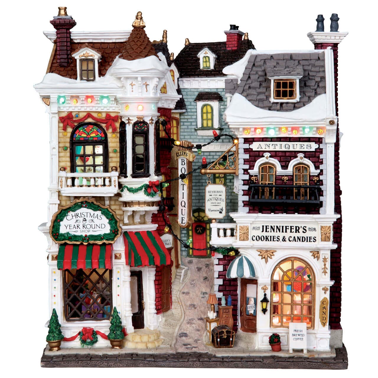 lemax-village-shops-beleuchtete-geb-udefassade-essex-street image 1