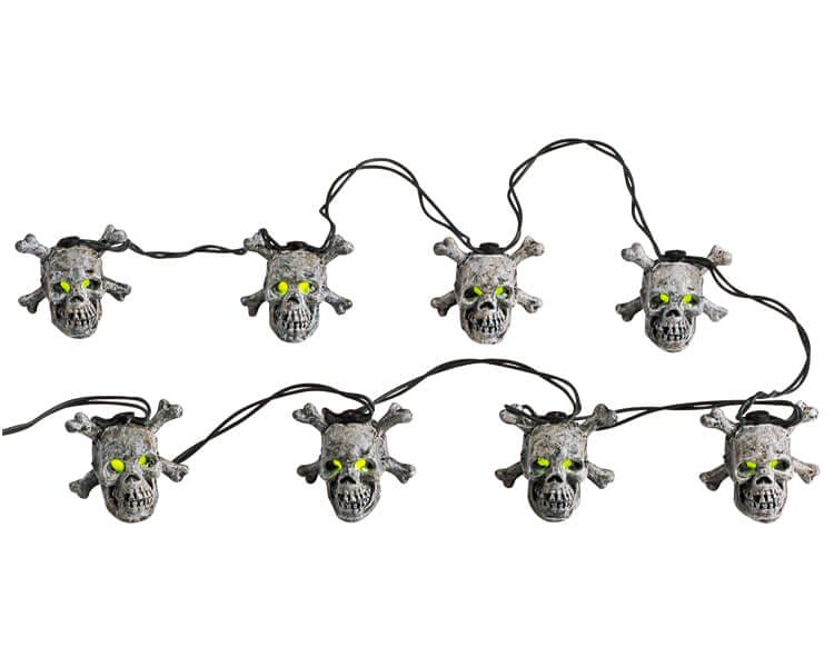 lemax-8-lighted-skull-string-spooky-town-totenkopf-lichterkette image 1