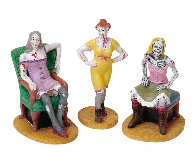 lemax-spooky-town-brothel-women-grusel-figuren-set image 1