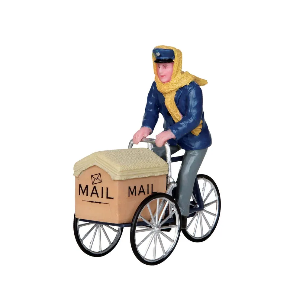 lemax-mail-delivery-cycle-caddington-figur image 1