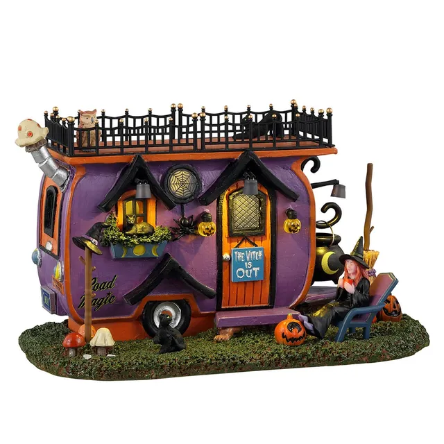 lemax-witch-vanlife-road-magic-hexen-van-miniatur-szene image 1