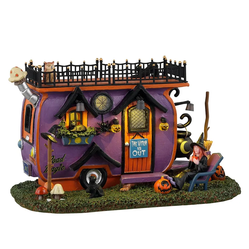lemax-witch-vanlife-road-magic-hexen-van-miniatur-szene image 1