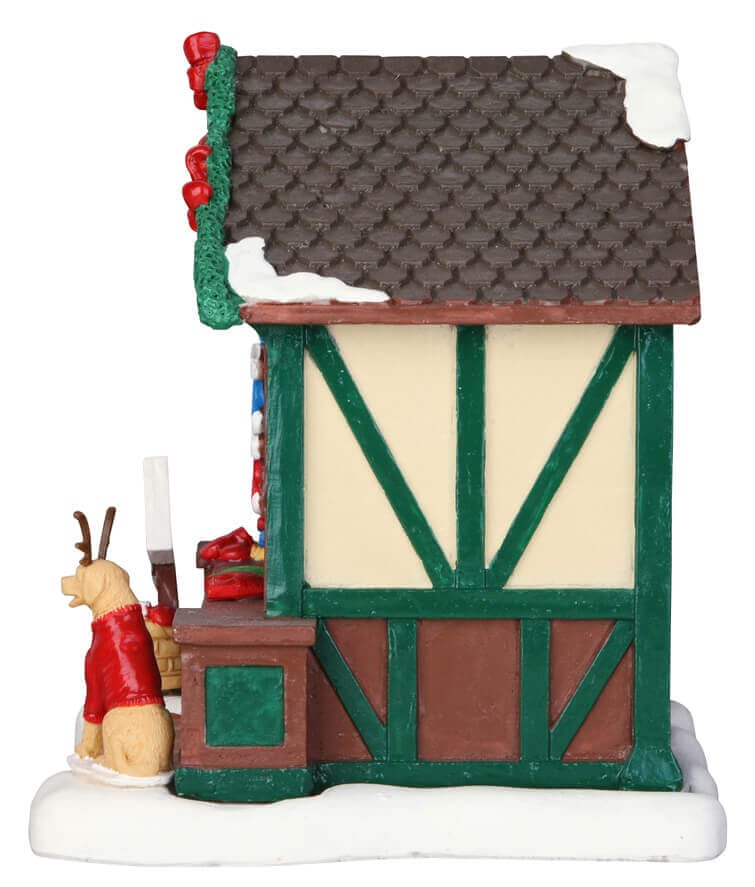 lemax-hand-knit-goods-stand-marktstand-miniaturhaus image 2