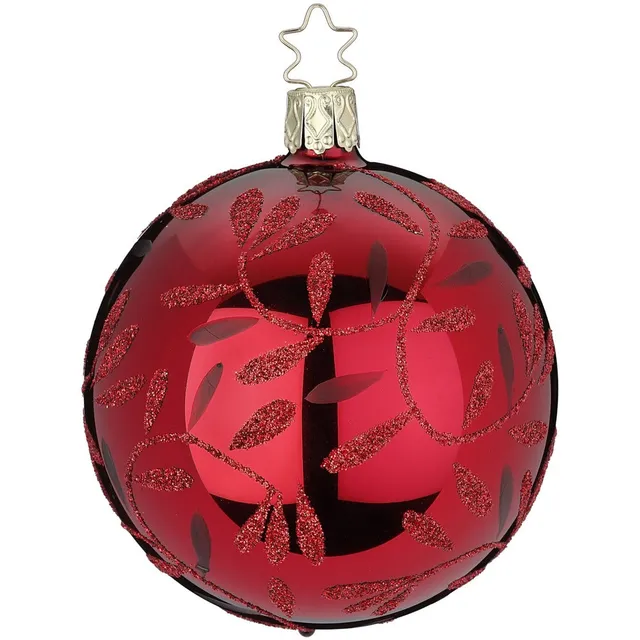 inge-glas-leichter-freudentanz-glas-christbaumkugel-rot-10-cm image 1