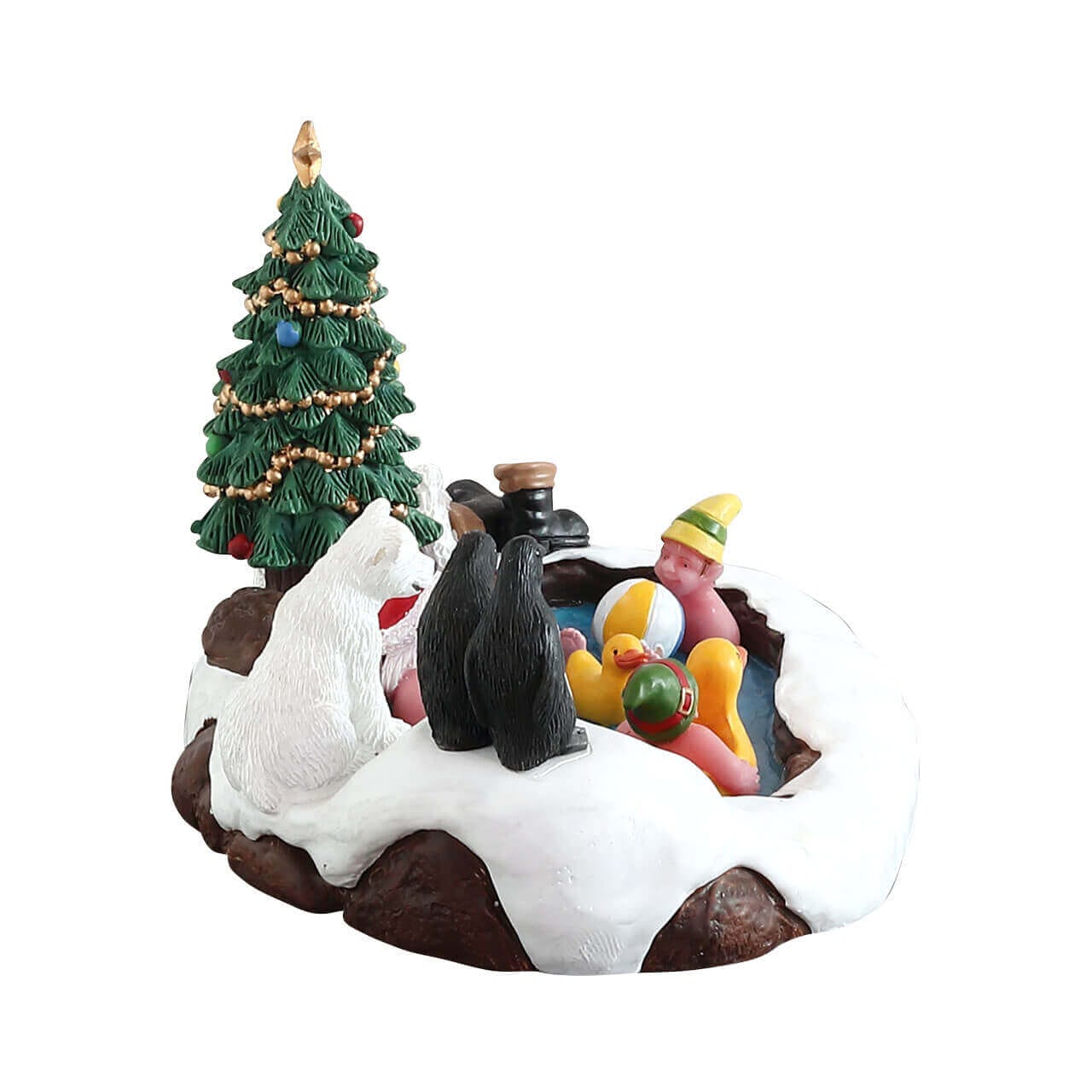 lemax-north-pole-hot-springs-miniatur-thermalquelle-aus-harz-f-r-santa-s-wonderl image 3