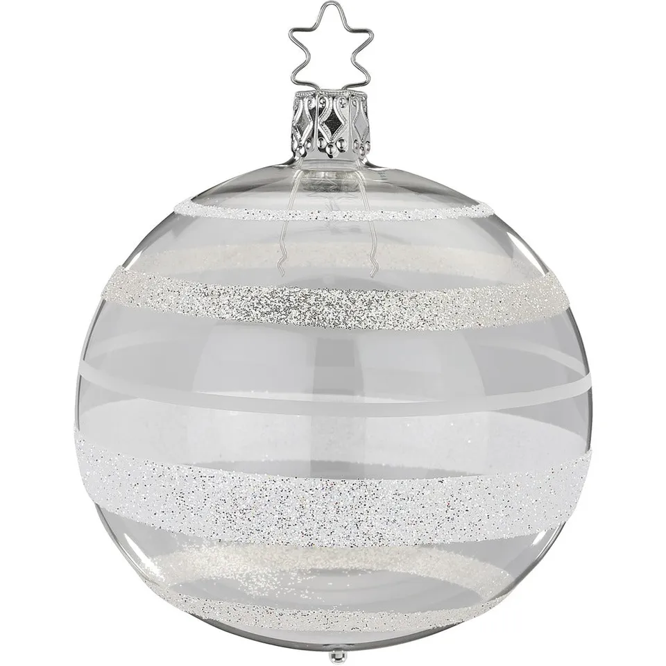 inge-glas-schillernde-streifen-christbaumkugel-glasklar-10-cm image 1