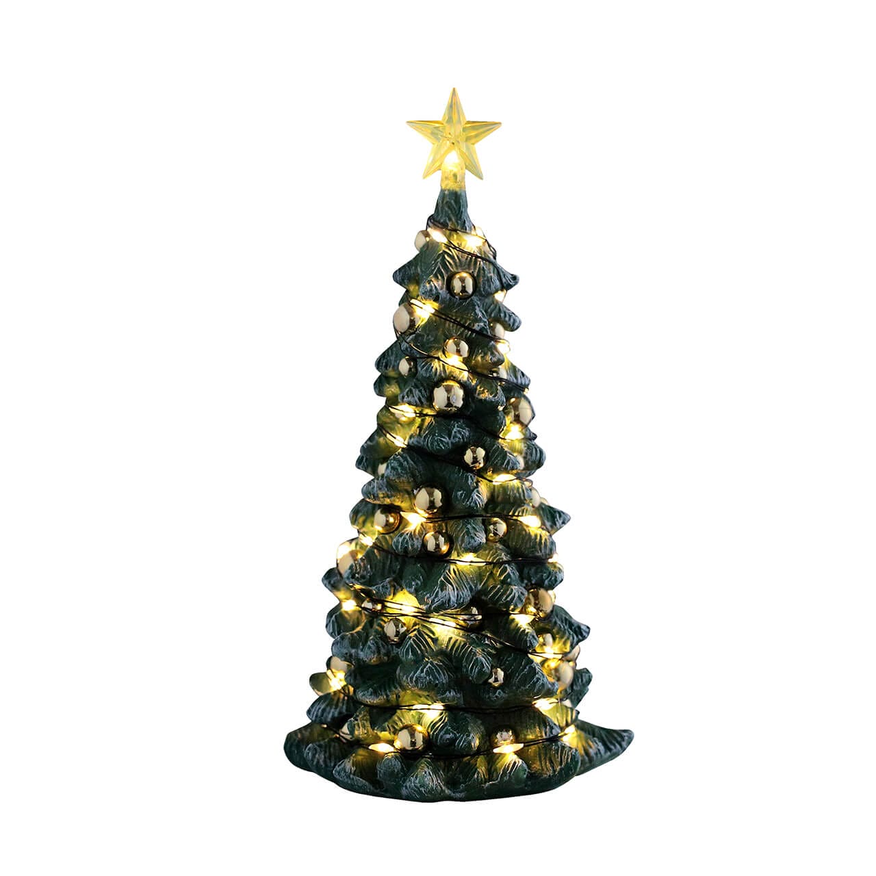lemax-snowy-christmas-tree-weihnachtsbaum-mit-klarem-licht image 1