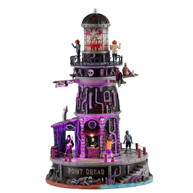 lemax-point-dread-lighthouse-spooky-town-leuchtturm-halloween image 1