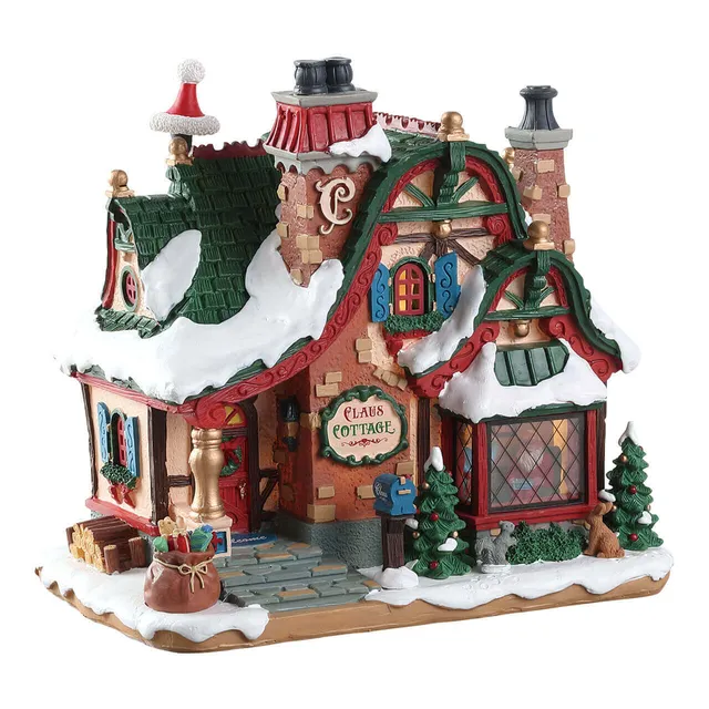 lemax-the-claus-cottage-beleuchtetes-weihnachtshaus image 1