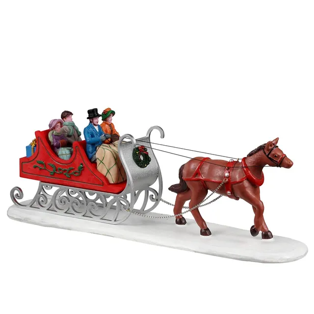 lemax-victorian-sleigh-pferdeschlitten-figur-f-r-caddington-village image 1